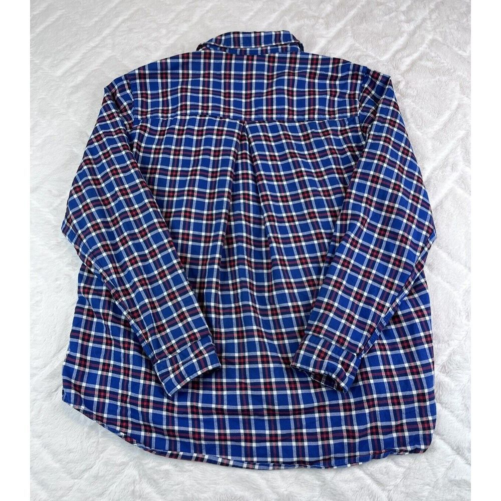 Grayson The Hero Flannel Shirt Women's Blue Red Plaid LS Frank & Eileen - Sz 03 - Picture 3 of 7